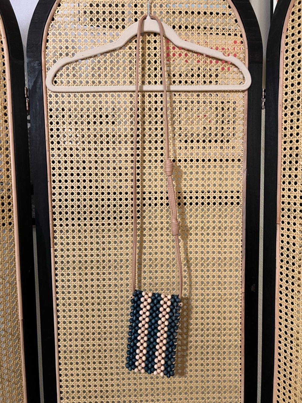 Beaded Crossbody Phone Pouch